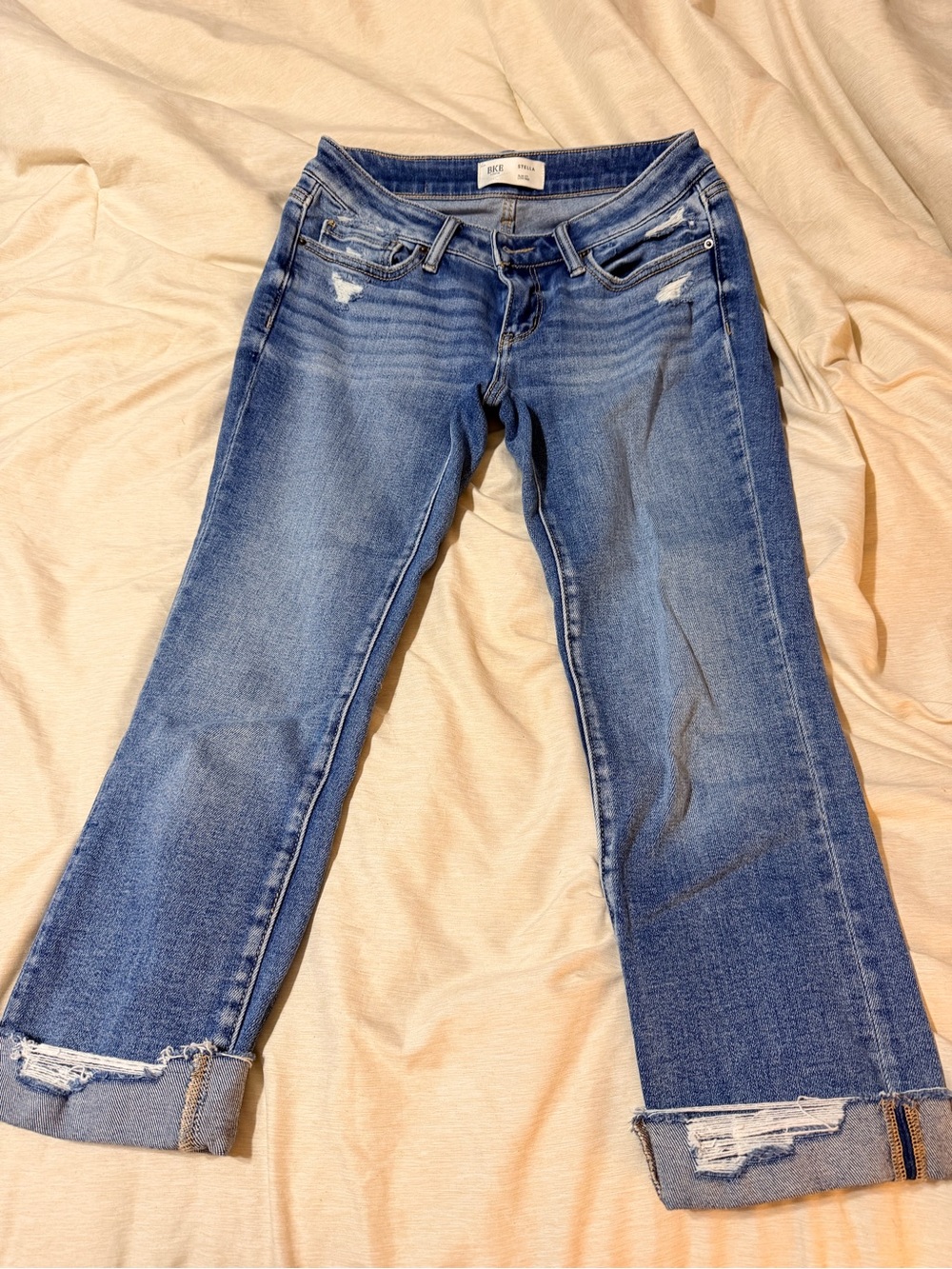 Buckle cropped Stella jeans